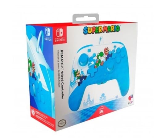 PDP - Manette de jeu filaire REMATCH Mario Escape pour Nintendo Switch et Switch OLED - flash vidéo