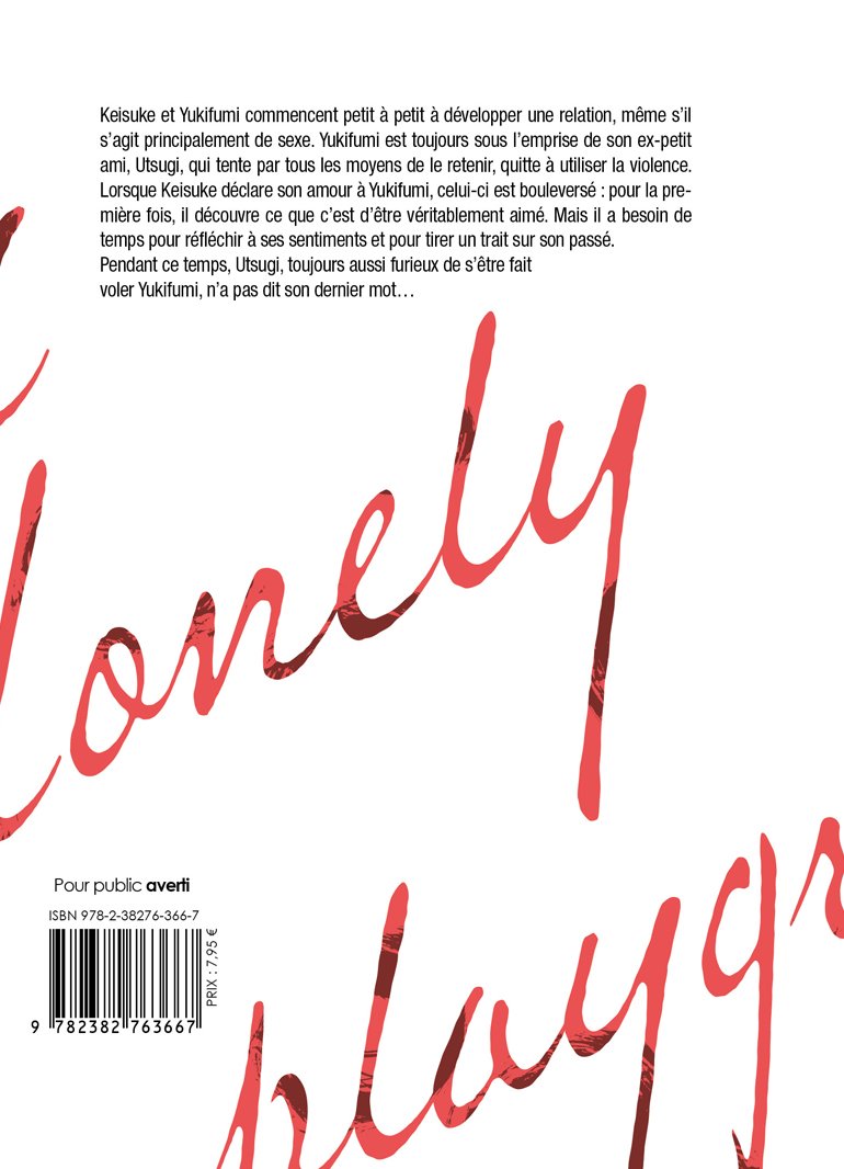 Lonely playground - Tome 02 - Livre (Manga) - Yaoi - Hana Book