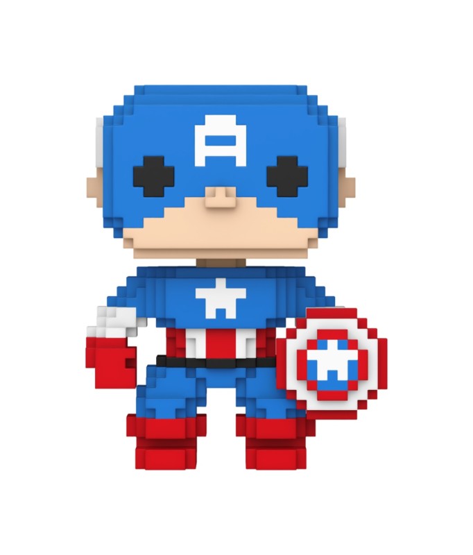 Funko Pop! Marvel: 8-Bit - Captain America - flash vidéo