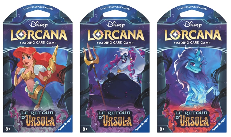 Disney Lorcana JCC : Le retour d’Ursula - Booster (Blister cartonné) - flash vidéo