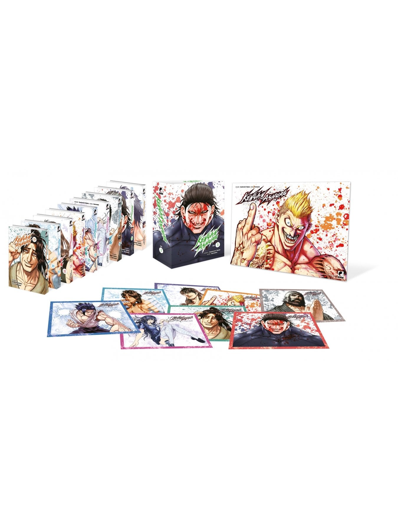 Kengan Ashura - Partie 3 - Coffret Collector (tomes 19 à 27)