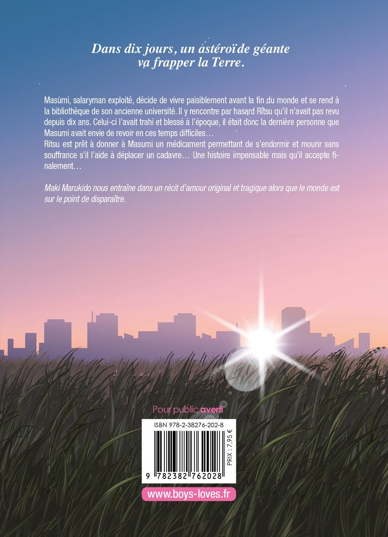 La fin du monde avec toi - Tome 01 - Livre (Manga) - Yaoi - Hana Collection