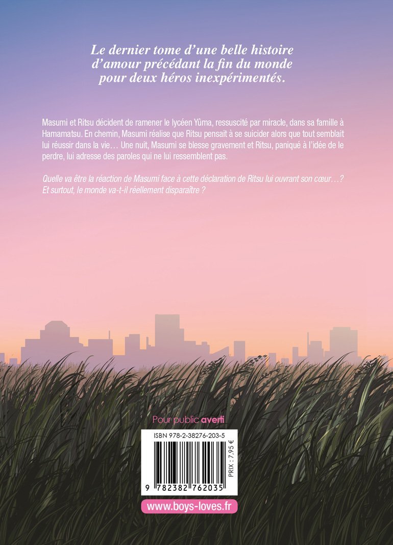 La fin du monde avec toi - Tome 02 - Livre (Manga) - Yaoi - Hana Collection