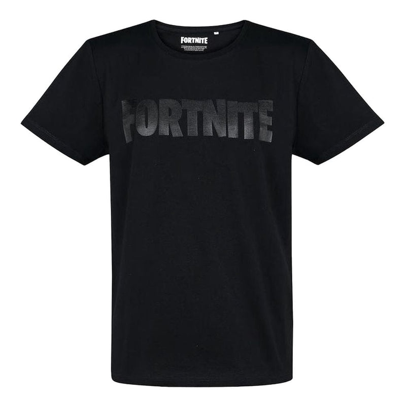 Fortnite - Foil Logo Black T-Shirt XXL