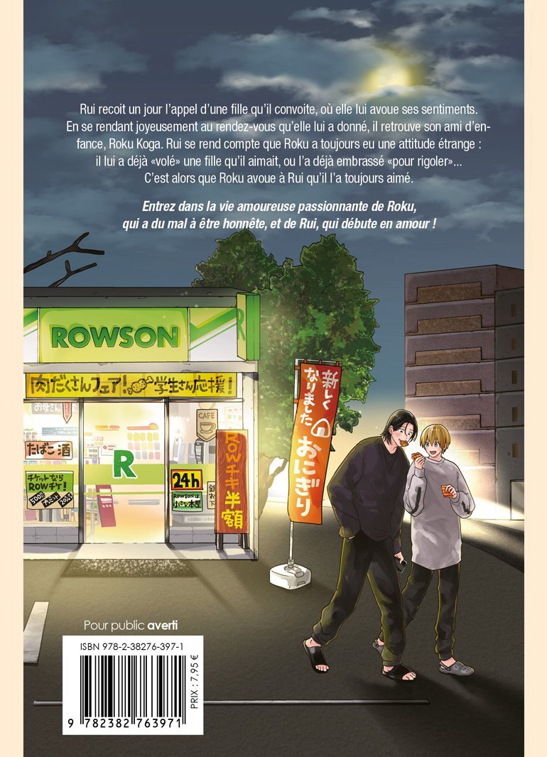 Roku et Rui - Livre (Manga) - Yaoi - Hana Book