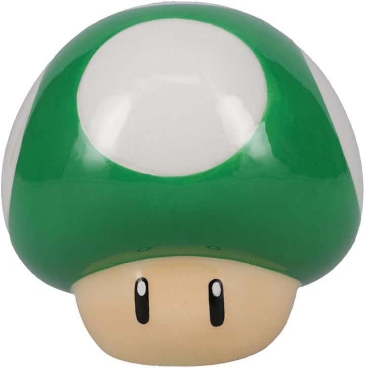 Nintendo - Super Mario - Salière et poivrière en céramique Champignons - flash vidéo