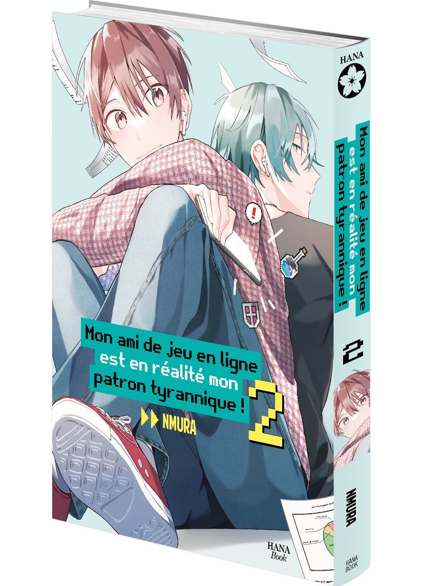 Mon ami de jeu en ligne est en réalité mon patron tyrannique ! - Tome 02 - Livre (Manga) - Yaoi - Hana Book