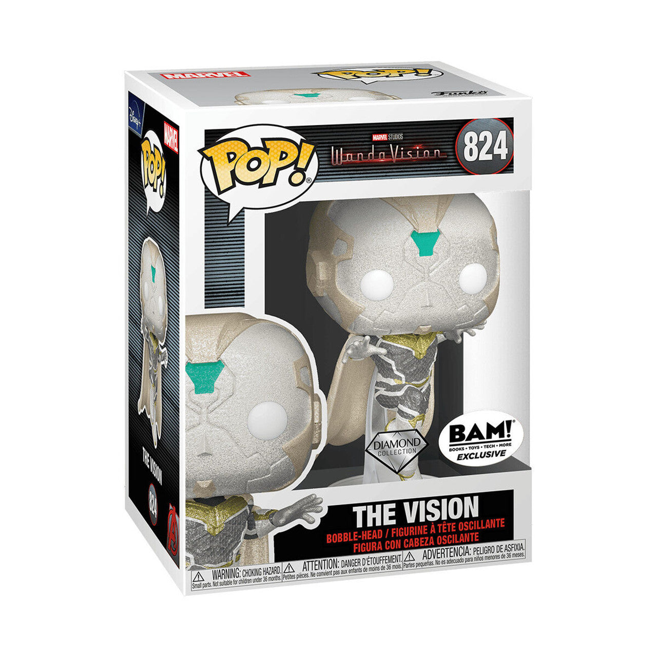 Funko Pop! Marvel: Wandavision - The Vision (Diamond Glitter)