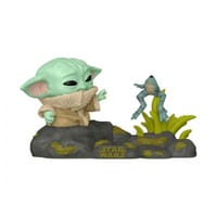 Funko Pop! Deluxe: Star Wars: The Mandalorian - Grogu with Frog