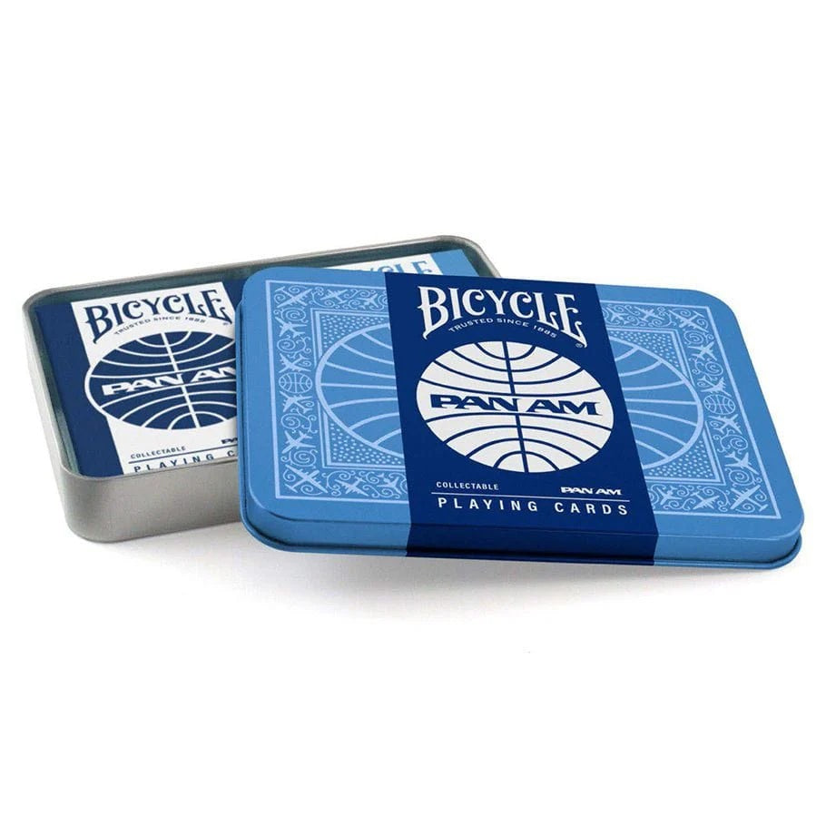 Bicycle - Carte de jeu Standard 56 pièce(s) Pan Am Duo Pack en boîte métallique - flash vidéo