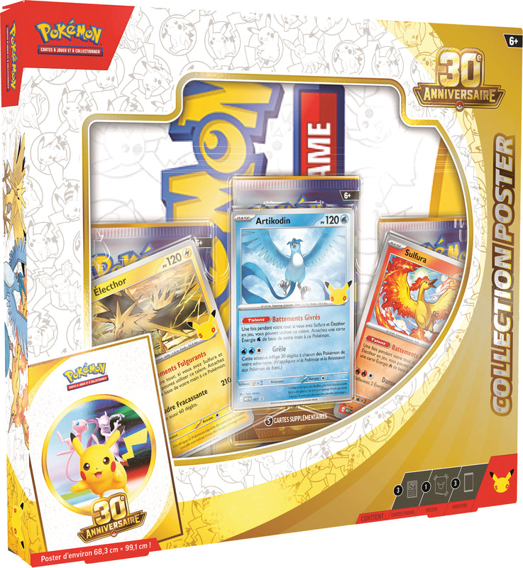 Pokémon JCC : Collection poster 30e Anniversaire