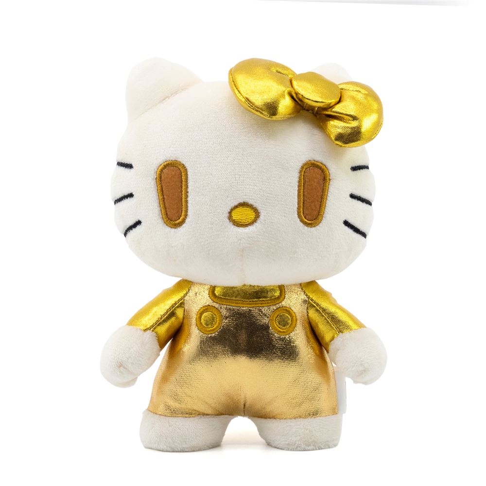 YuMe Hello Kitty and Friends DZNR Collection - Display de peluches Hello Kitty Golden Edition (6 unités)