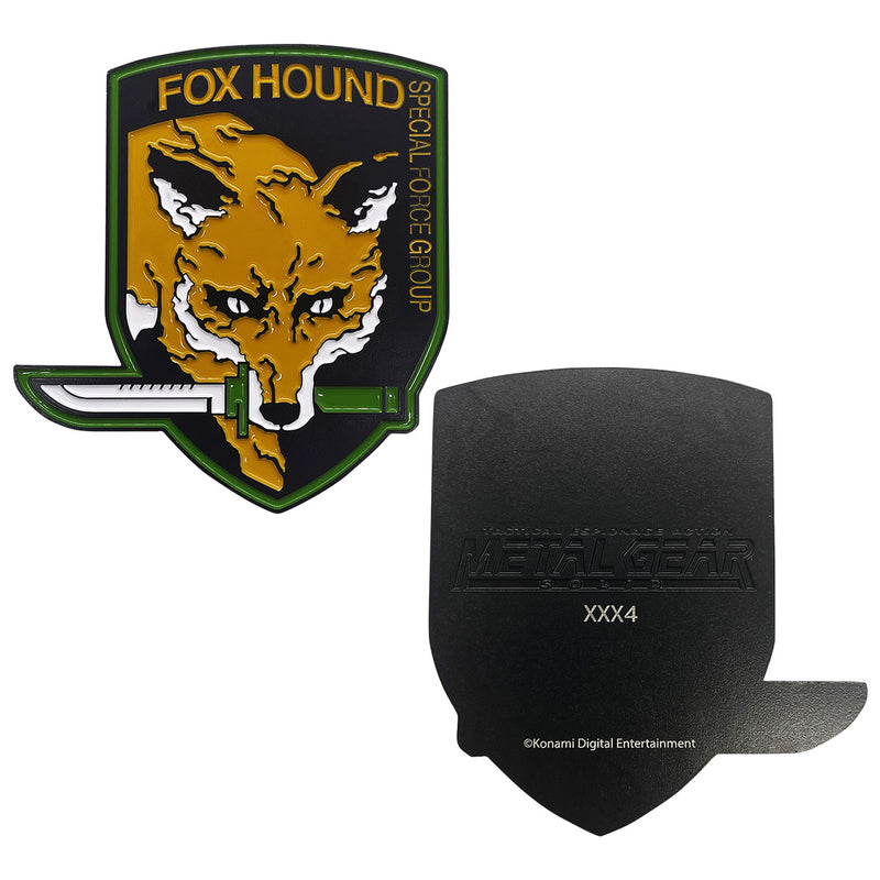 Metal Gear Solid - Lingot Insigne "FOXHOUND" en Édition Limitée