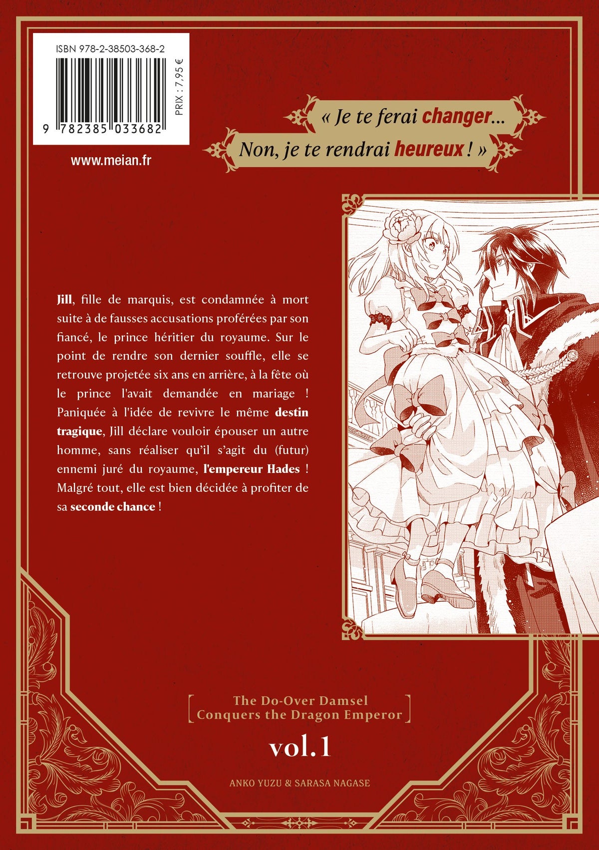 The Do-Over Damsel Conquers the Dragon Emperor - Tome 01 - Livre (Manga)