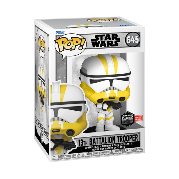 Funko Pop! Star Wars: Star Wars Gaming Greats - 13th Battalion Trooper - Gamestop Exclusive - flash vidéo