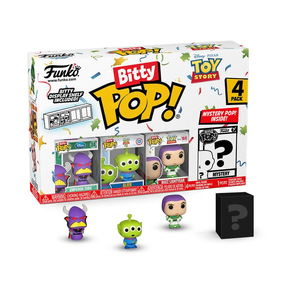 Funko Bitty Pop! 4-Pack: Disney/Pixar: Toy Story - Zurg - flash vidéo