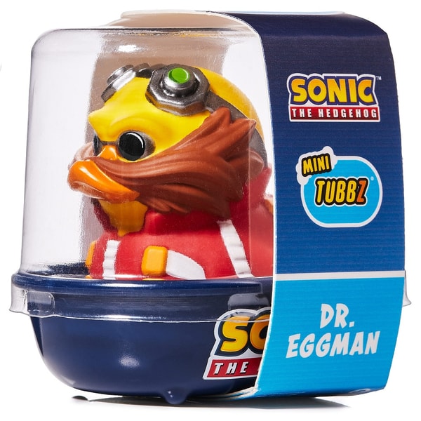 Numskull - Mini TUBBZ Canard de bain - Sonic le Hérisson - Dr Eggman (Édition baignoire) - flash vidéo