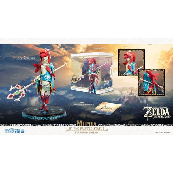 First 4 Figures - The Legend of Zelda : Breath of the Wild - Mipha Statue Edition Standard 21cm - flash vidéo
