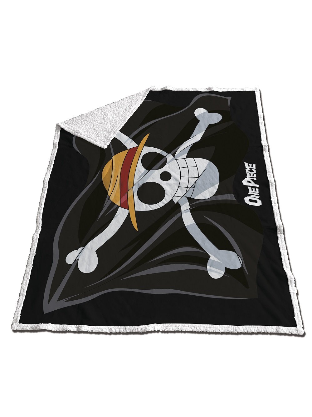 One Piece - Plaid Sherpa Drapeau Mugiwara 130x170cm - flash vidéo