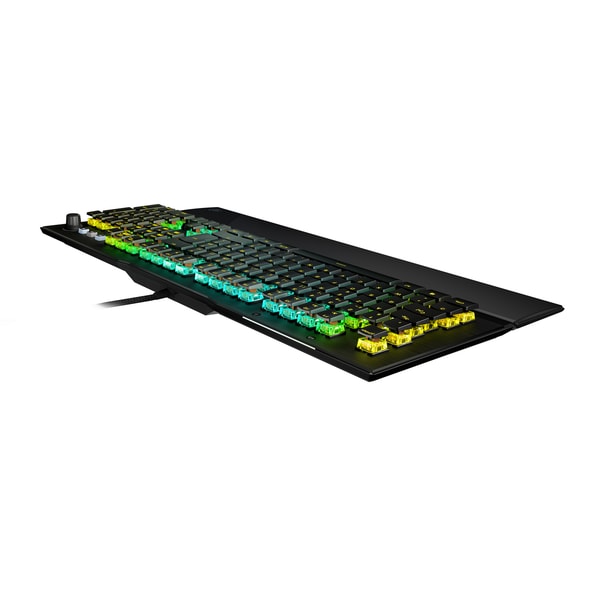 Roccat - Clavier de jeu mécanique optique Vulcan Pro AIMO avec éclairage RGB - Disposition AZERTY française - flash vidéo