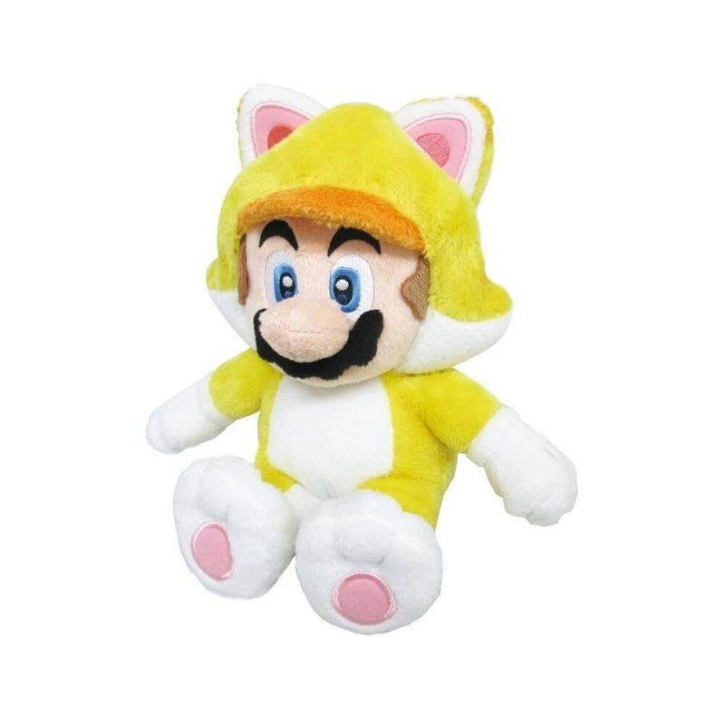 Super Mario Bros. - Peluche Mario Chat 26cm - flash vidéo