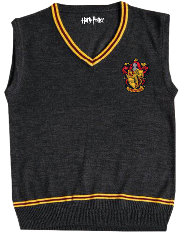 Harry Potter - Pull Bordeaux sans Manches Hommes Gryffondor - XXS