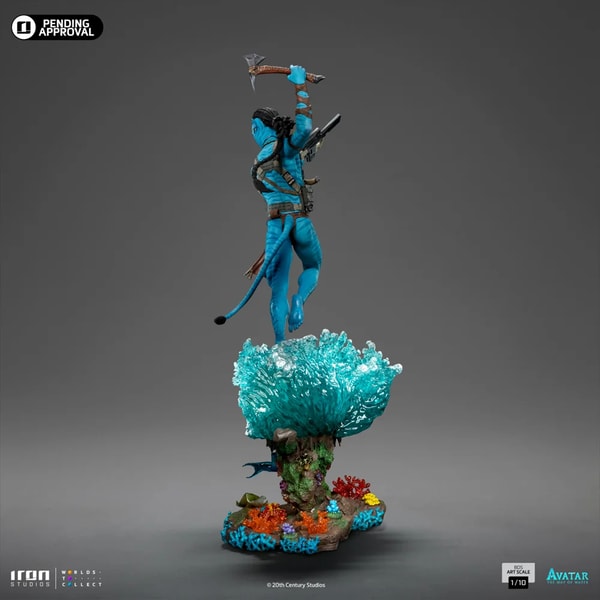Iron Studios - BDS Art Scale 1/10 - Avatar : La Voie de l'eau - Jake Sully Statue 48cm - flash vidéo