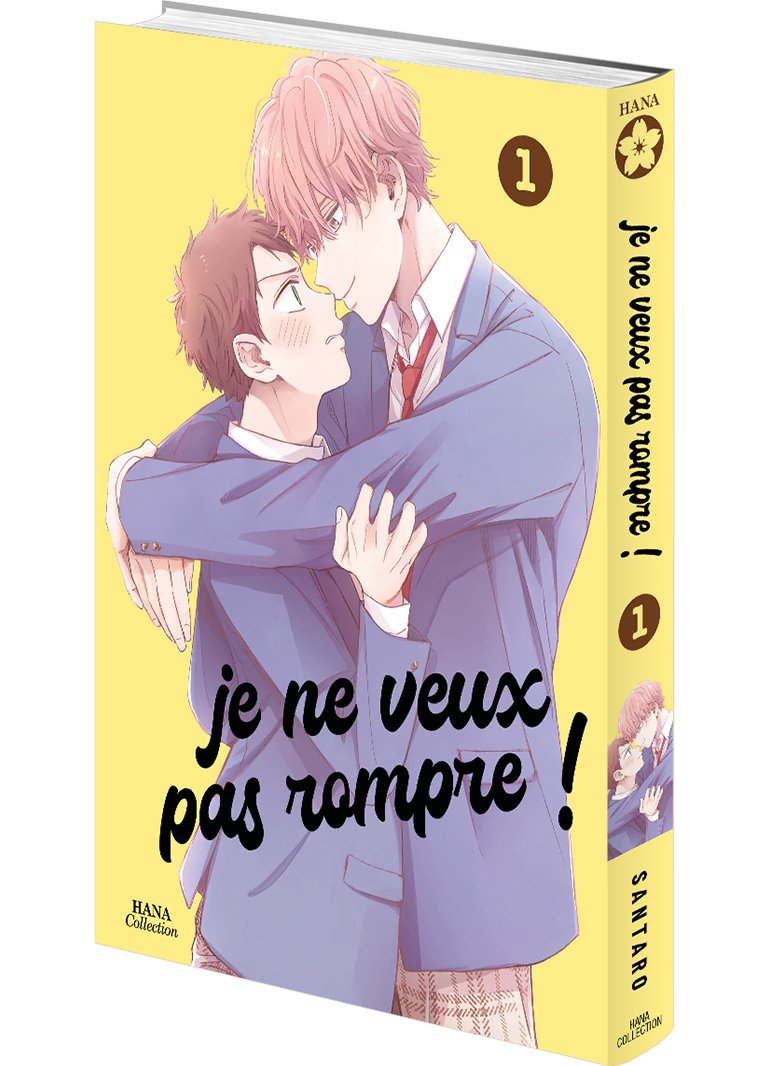 Je ne veux pas rompre ! - Tome 01 - Livre (Manga) - Yaoi - Hana Collection
