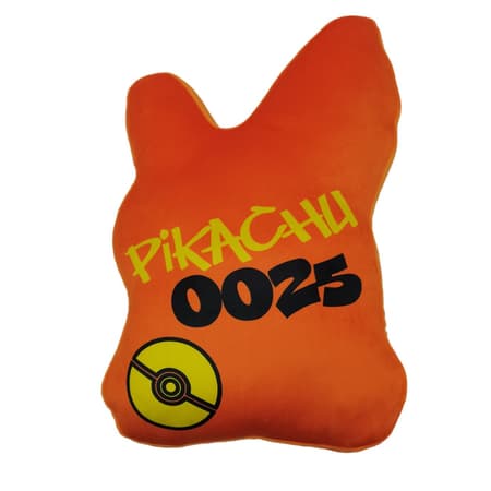 Pokémon - Coussin Premium en Velboa en forme de Pikachu 40cm - flash vidéo