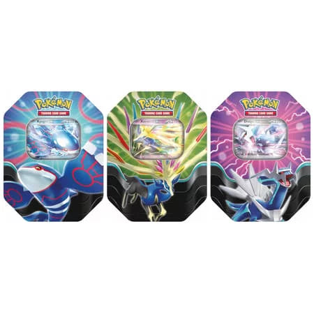 Pokémon JCC : Boîtes Légendes Azur Kyogre-ex, Xerneas-ex ou Dialga-ex (1x boîte aléatoire) - flash vidéo