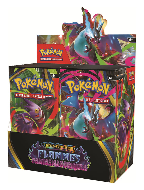 Pokémon JCC - Méga-Évolution - Pack de Booster ME02 Flammes Fantasmagoriques (Display x36)