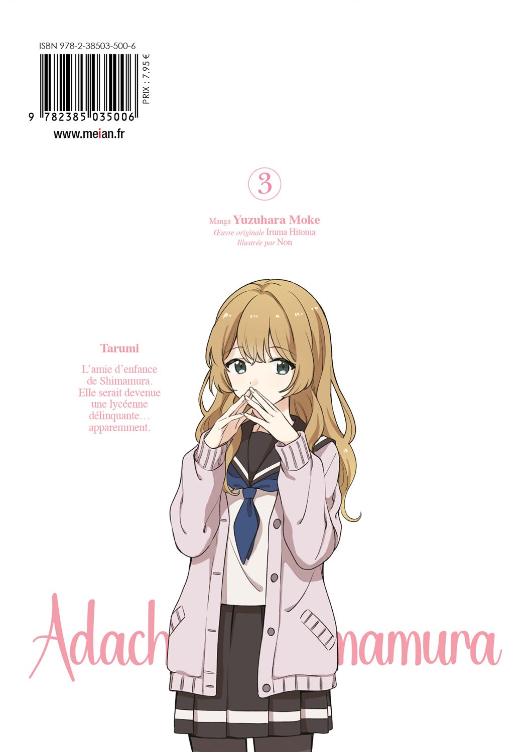 Adachi et Shimamura - Tome 03 - Livre (Manga)