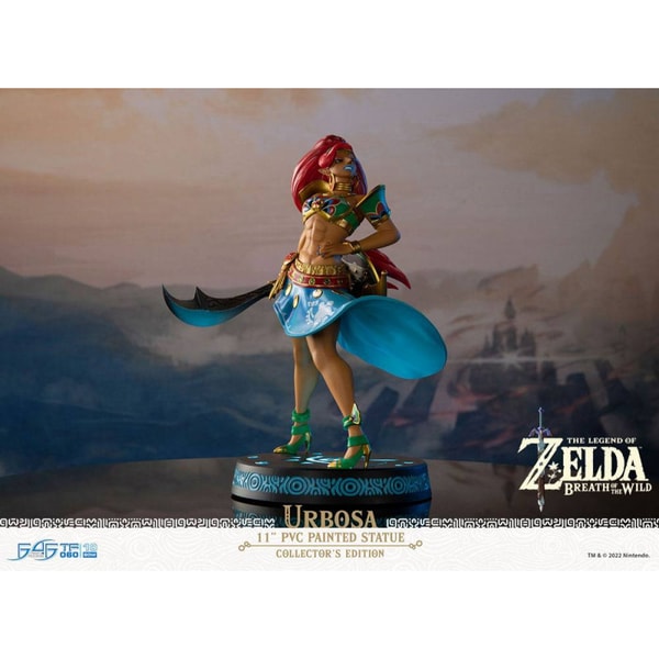 First 4 Figures - The Legend of Zelda : Breath of the Wild - Urbosa Statue Edition Collector 27cm - flash vidéo