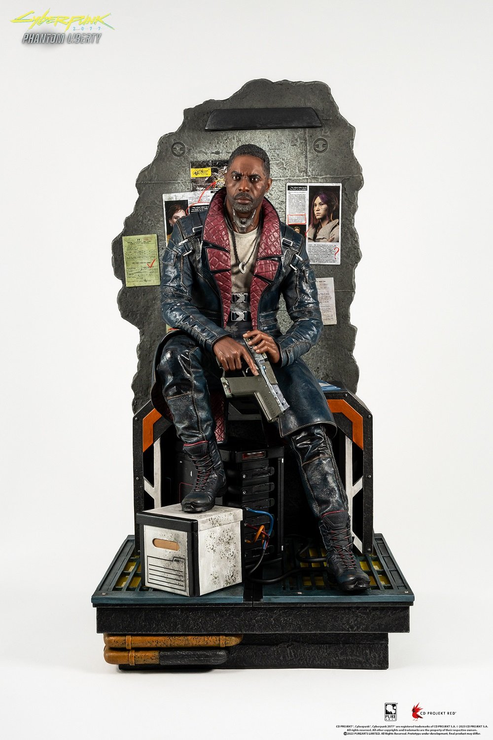 PureArts - 1:4 Scale Statues - Cyberpunk 2077 Phantom Liberty - Solomon Reed Statue 55cm - flash vidéo