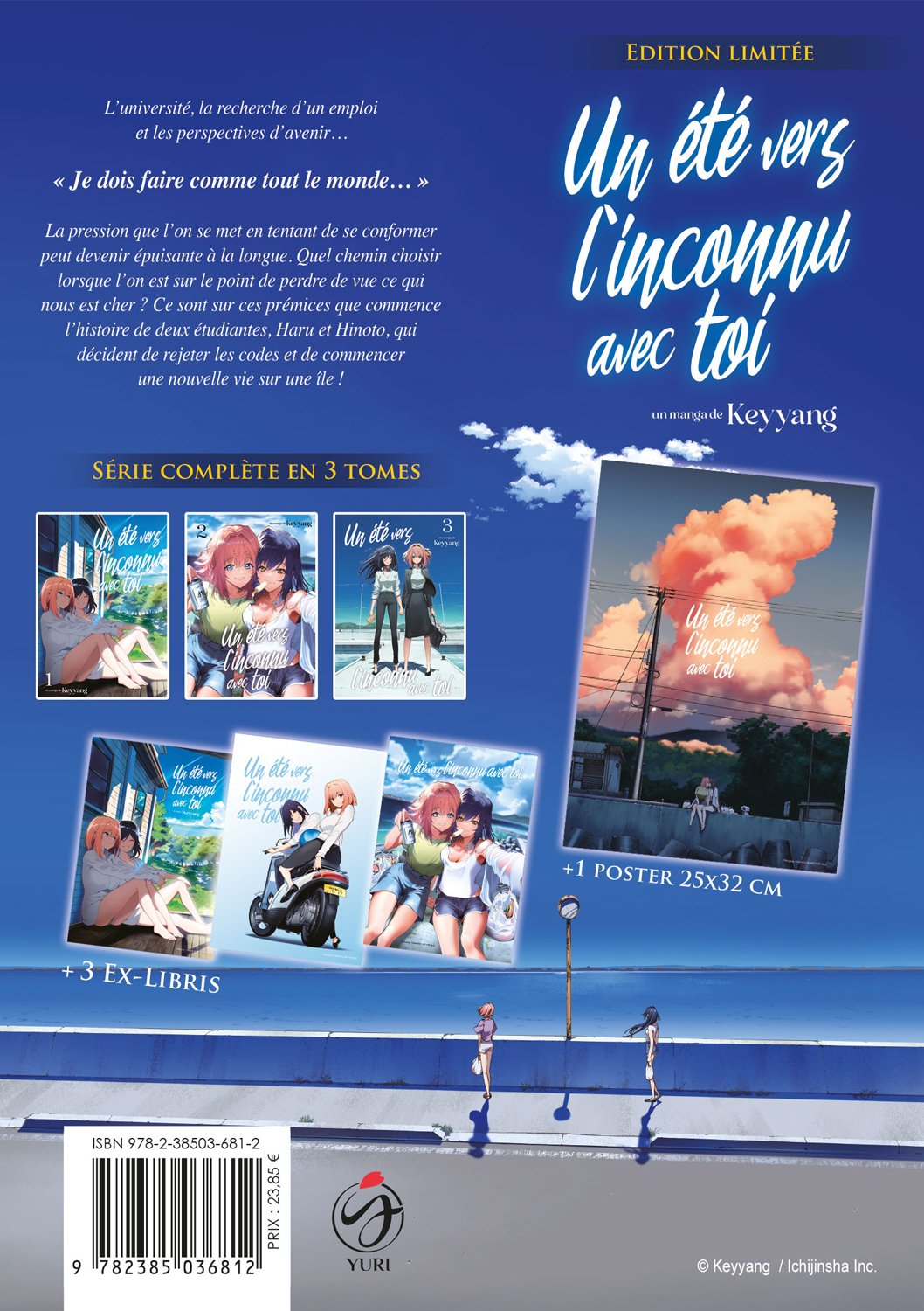 Un été vers l'inconnu avec toi - Tomes 1 à 3 - Coffret Mangas (Livres)