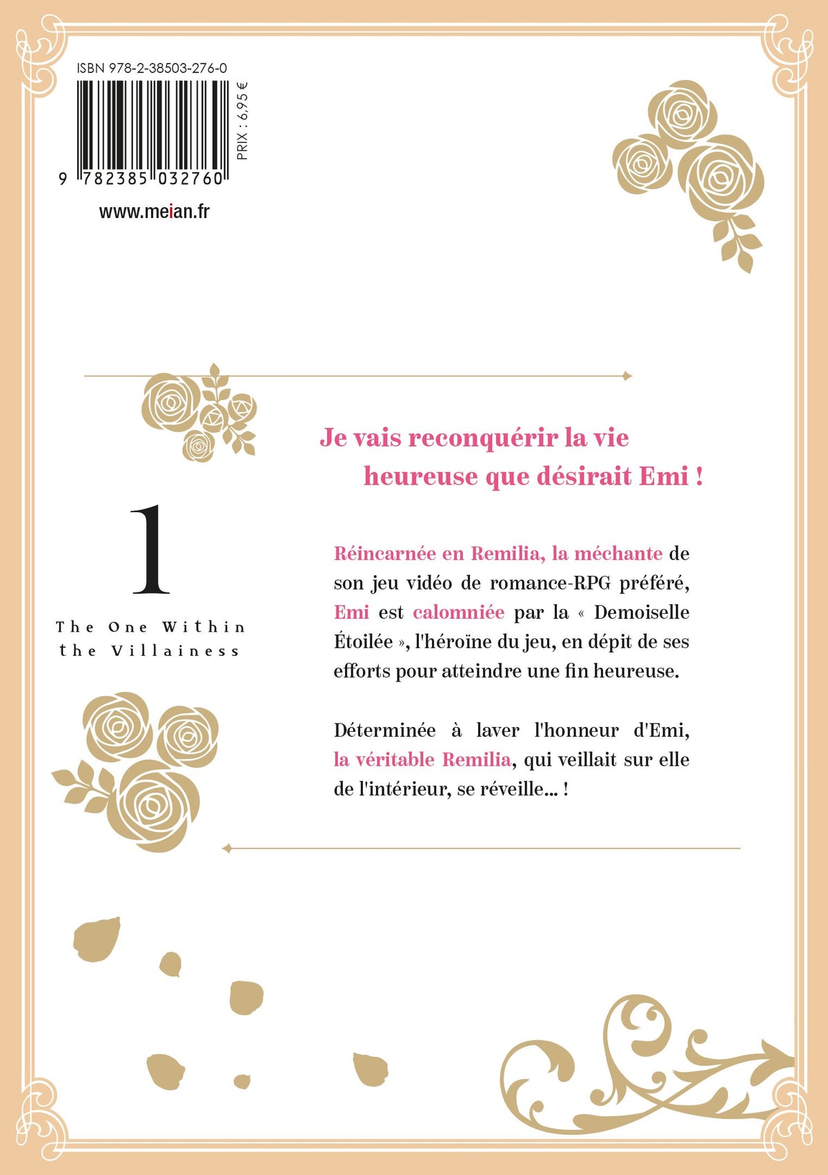 The One Within the Villainess - Tome 01 - Livre (Manga)