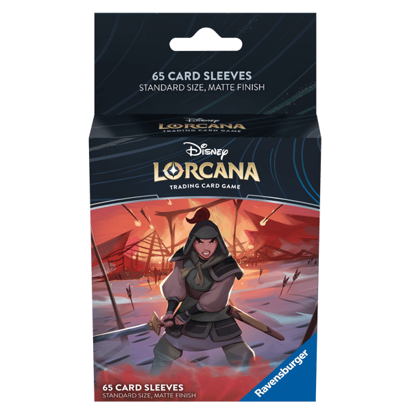Disney Lorcana JCC : Pack de 65 Protèges-cartes Mulan - flash vidéo