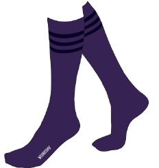 Netflix - Mercredi - Chaussettes violettes hautes - Addams - flash vidéo