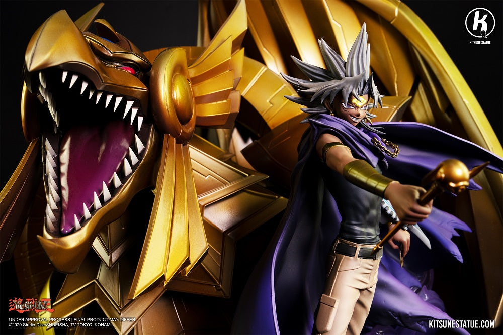 Kitsune - Legend Figure - Yu-Gi-Oh! - Marik et le Dragon ailé de Râ 1/7 Statue 46cm - flash vidéo