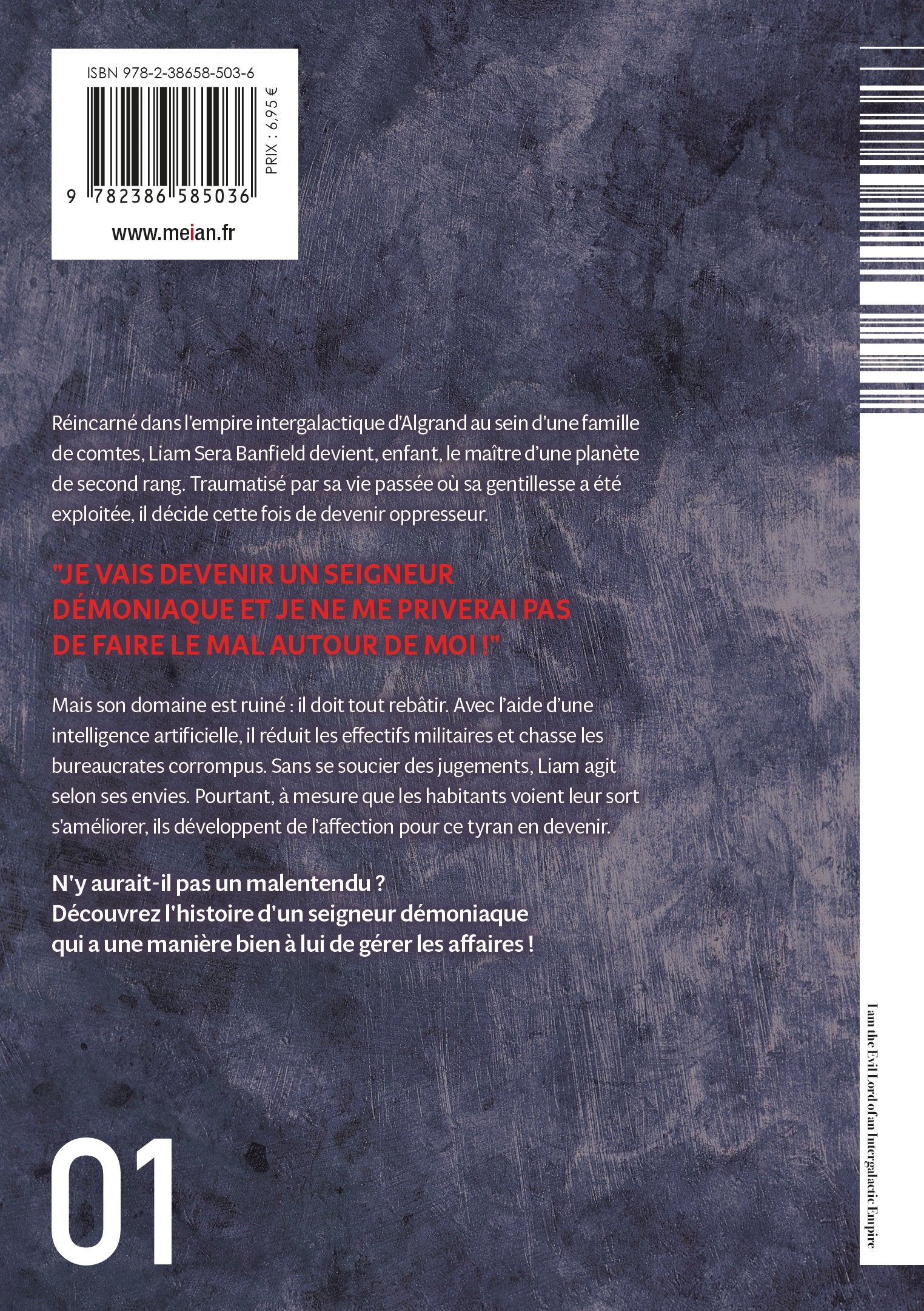 I'm the Evil Lord of an Intergalactic Empire - Tome 01 - Livre (Manga)