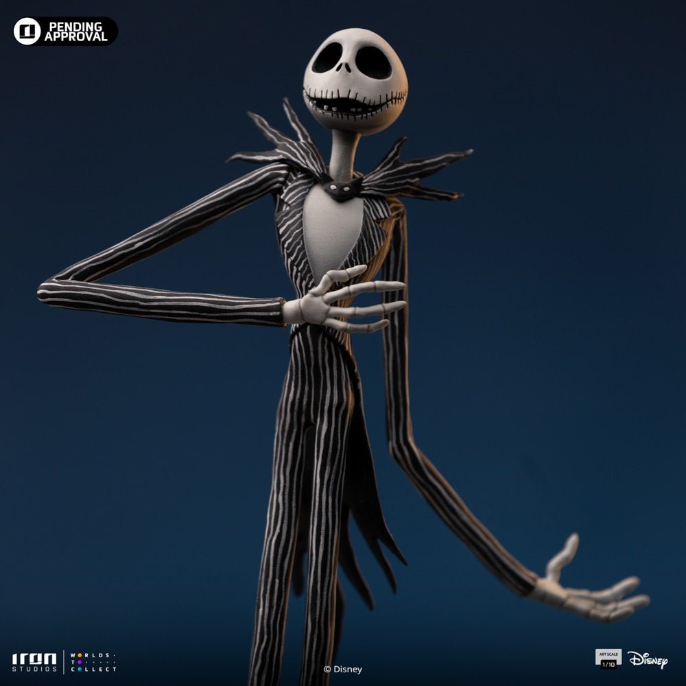 Iron Studios - Art Scale 1/10 - Disney - L'Étrange Noël de monsieur Jack - Jack Skellington Statue 36cm - flash vidéo