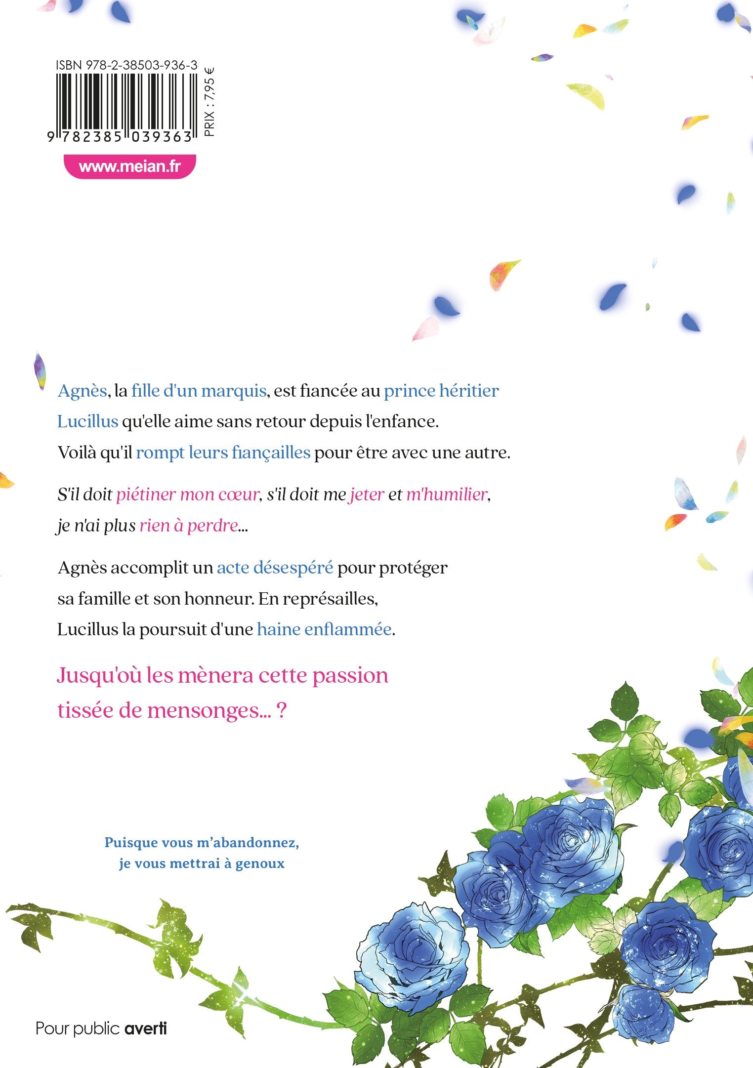 Puisque vous m'abandonnez, je vous mettrai à genoux - Tome 01 - Livre (Manga)