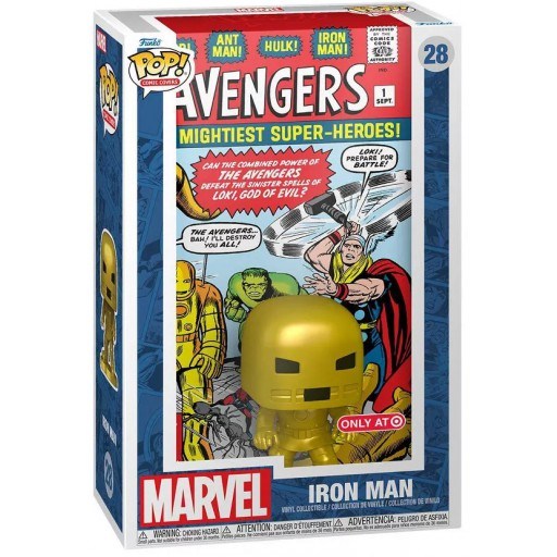 Funko NEWPop! Comic Cover: Marvel - Avengers #1 - Iron Man