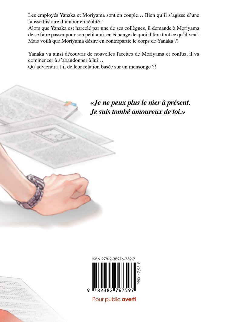 Amants sous contrat - Livre (Manga) - Yaoi - Hana Book