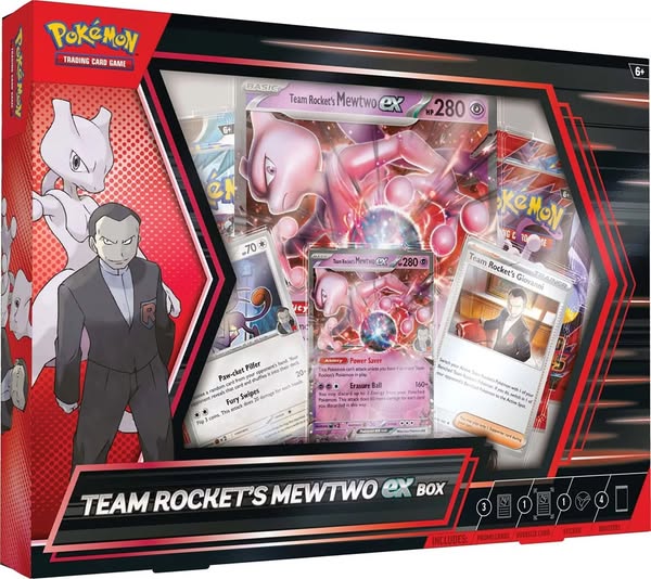 Pokémon JCC : Coffret Mewtwo-ex de la Team Rocket