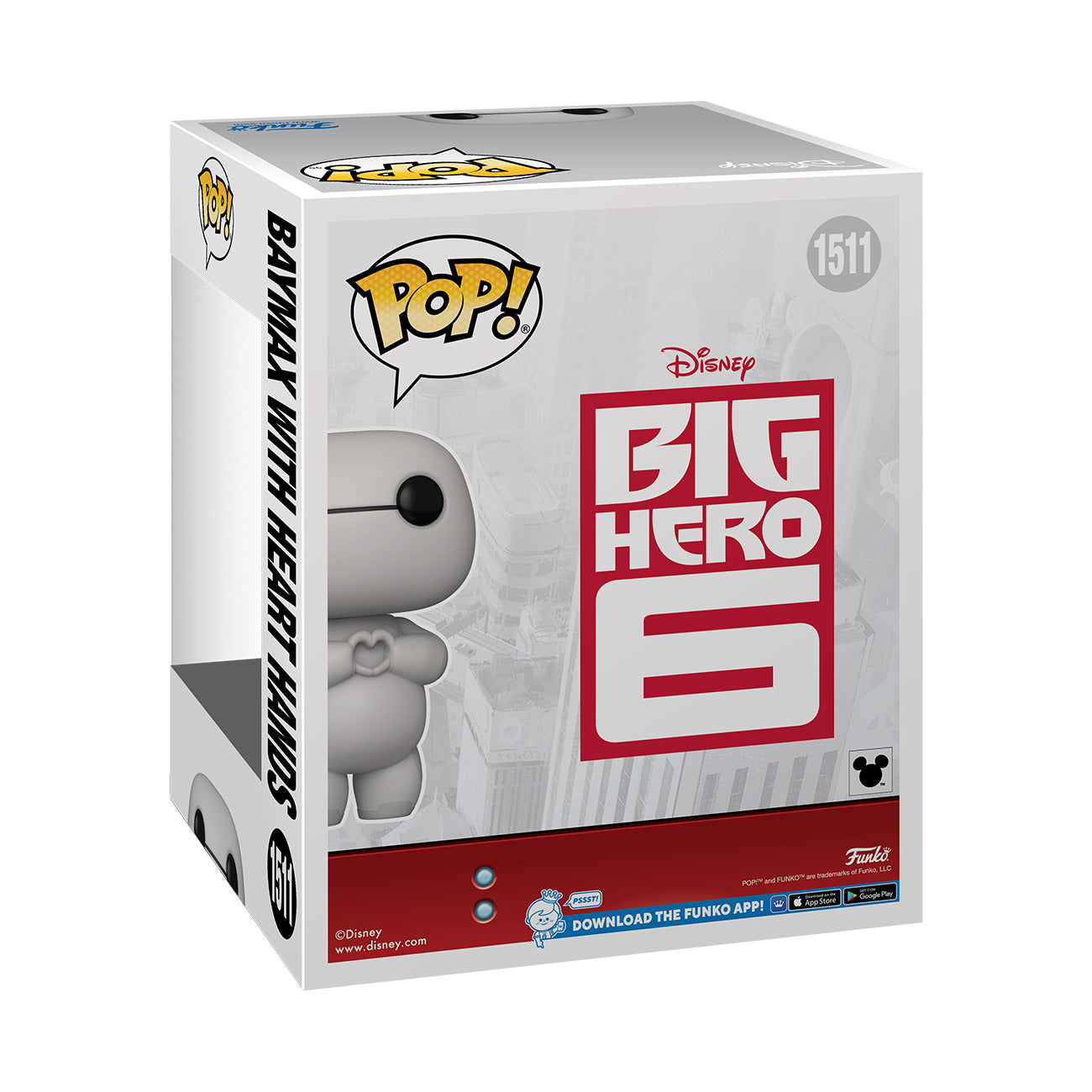 Funko Pop! Super: Big Hero 6 - Baymax with Heart Hands 6" Super Sized Pop! - flash vidéo