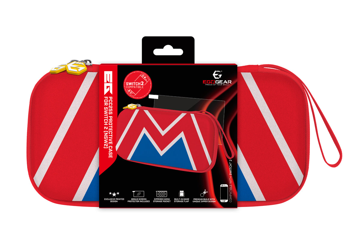 EgoGear - Étui de protection "M Logo" PCC25S pour Switch 2