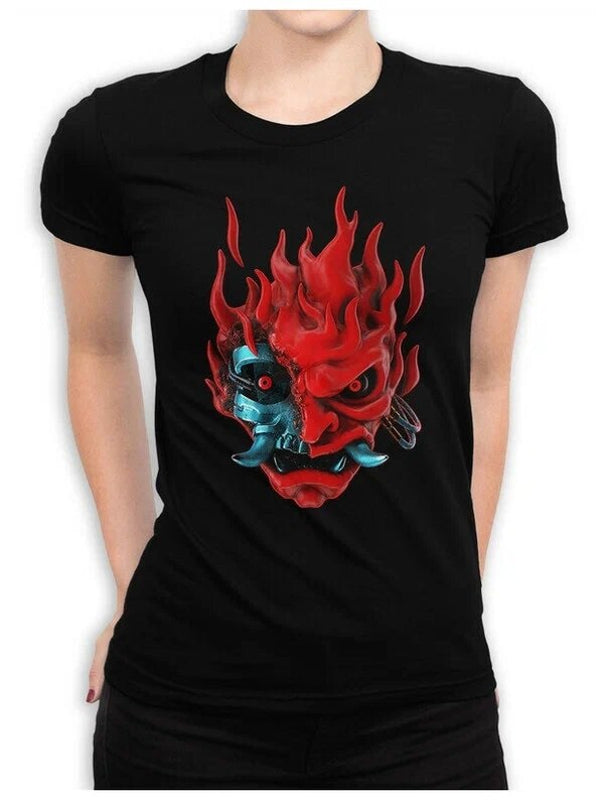 Cyberpunk 2077 - Samurai Black Woman T-Shirt - M