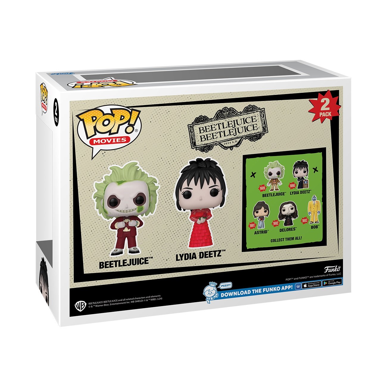 Funko Pop! 2-Pack: Beetlejuice 2 - Beetlejuice & Lydia Deetz - flash vidéo