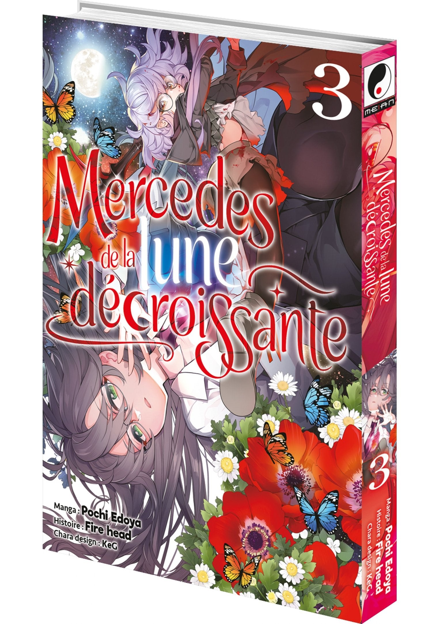 Mercedes de la Lune Décroissante - Tome 03 - Livre (Manga)